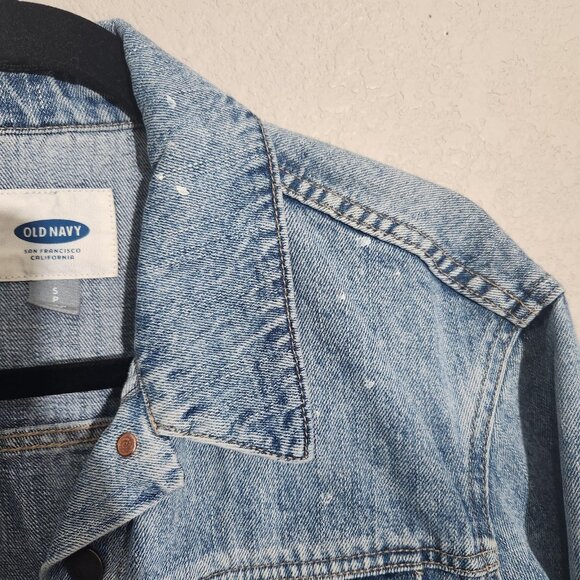 Old Navy Denim Jean Jacket Womens Small - Picture 4 of 14